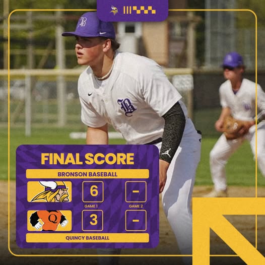 Bronson gets first baseball game of DH